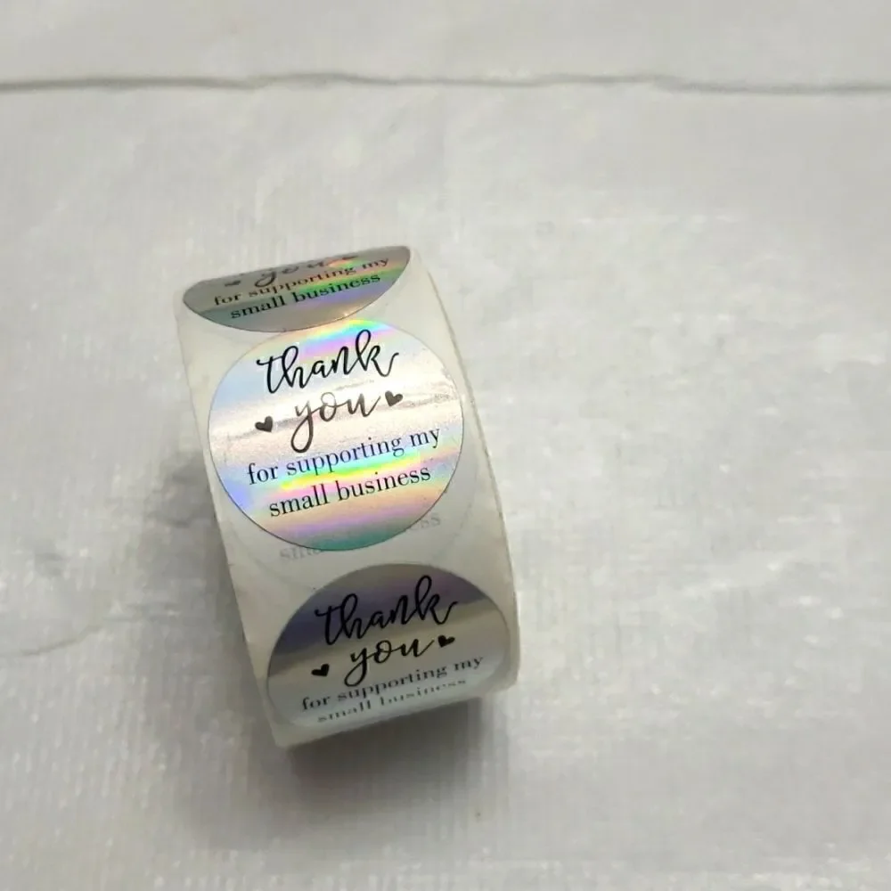 Thank you Stickers 1 Inch 500 pieces Count New